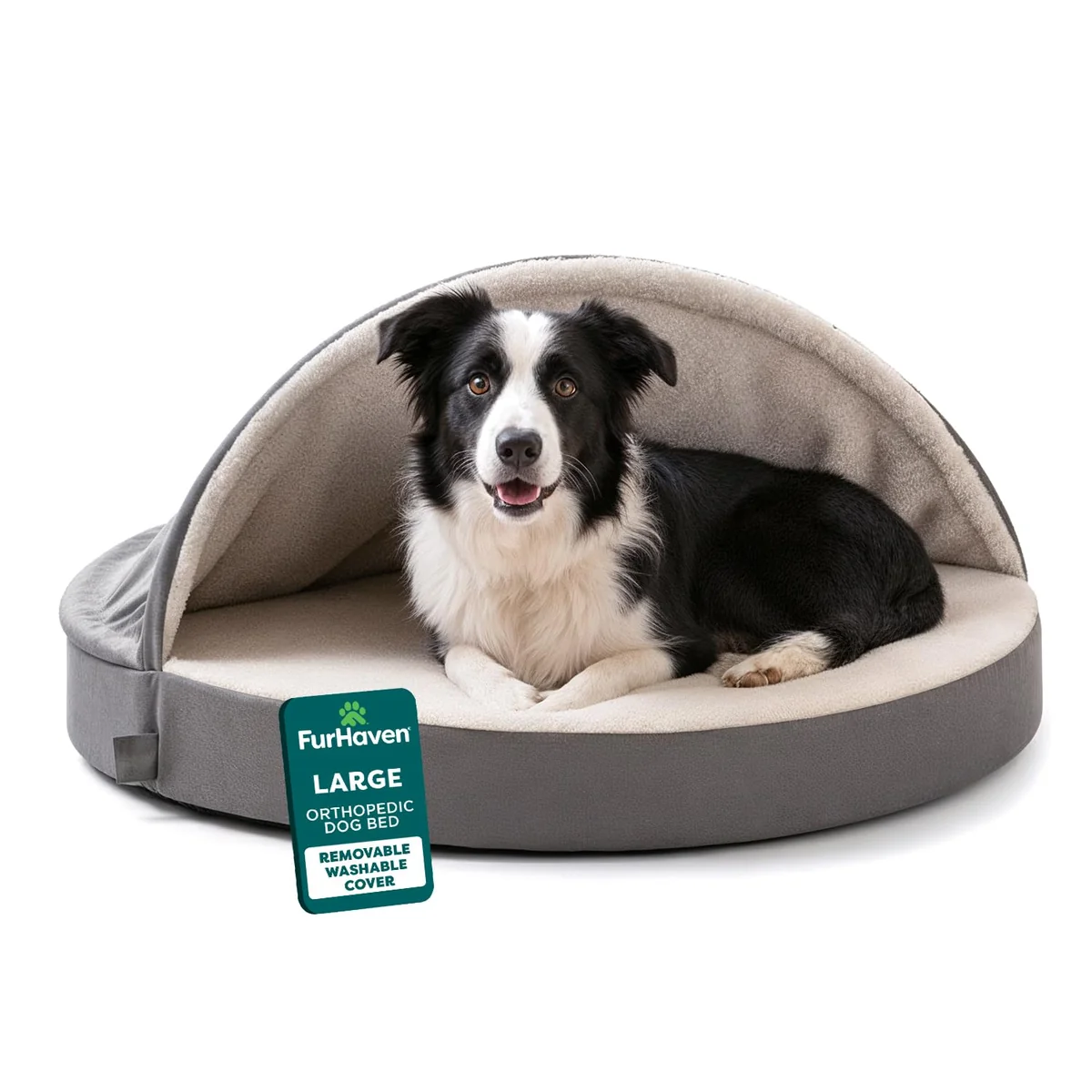 FurHaven Round Orthopedic Dog Bed for Large Dogs Review
